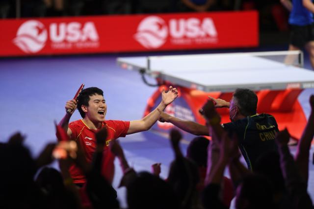 【现场】0比3到4比3 球迷助力梁靖崑实现绝境逆转