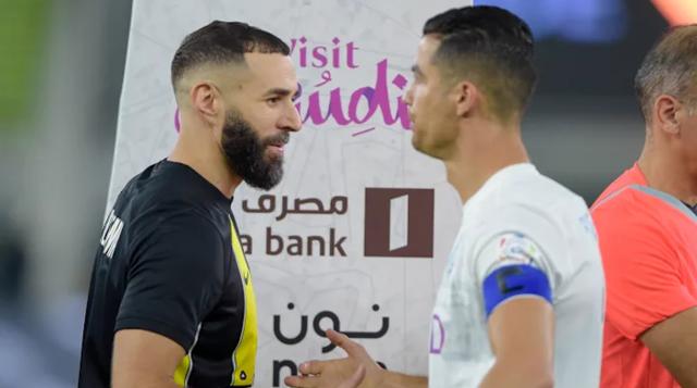 bb贝博-本泽马和C罗开玩笑：我涨工资了，而且还要夺冠